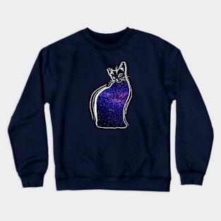 Space cat Crewneck Sweatshirt